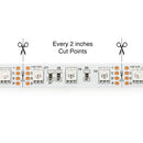 5M(16.4ft) Indoor LED Strip 5050, 12V 4.5(w/ft) 60(LEDs/m) 2600-3000MCD RGB - ledlightsandparts