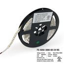 5M(16.4ft) Indoor LED Strip 5050, 24V 4.5(w/ft) 360-396(Lm/ft) 60(LEDs/m) CCT(3K, 4K, 6K) - ledlightsandparts