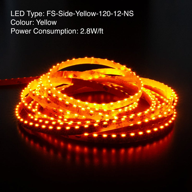 led ribbon, led tape, color temperature Canada, British Columbia, North America. 5M(16.4ft) Side Emitting LED Strip 315, 12V 2.8(w/ft) CCT(Yellow, Red, Blue)