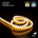 1M(3.2ft) Great Wall DIP LED Strip GW, 12V 2.5(w/ft) CCT(3K, 6K) - ledlightsandparts