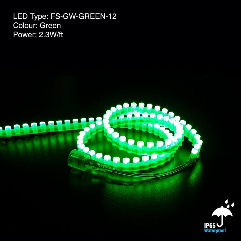 1M(3.2ft) Great Wall DIP LED Strip GW, 12V 2.5(w/ft) CCT(Green, Red, Blue, Yellow) - ledlightsandparts