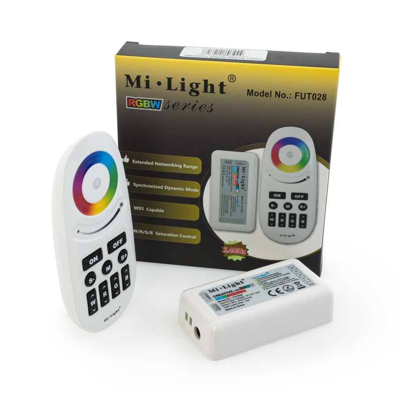 Mi-Light Touch Screen RGBW LED Controller 2.4GHz FUT028 - ledlightsandparts