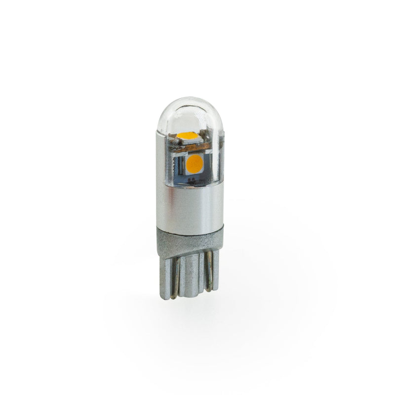 T10 Wedge Base 194 LED Bulb, 9-30V 1W 3000K(Warm White) - ledlightsandparts
