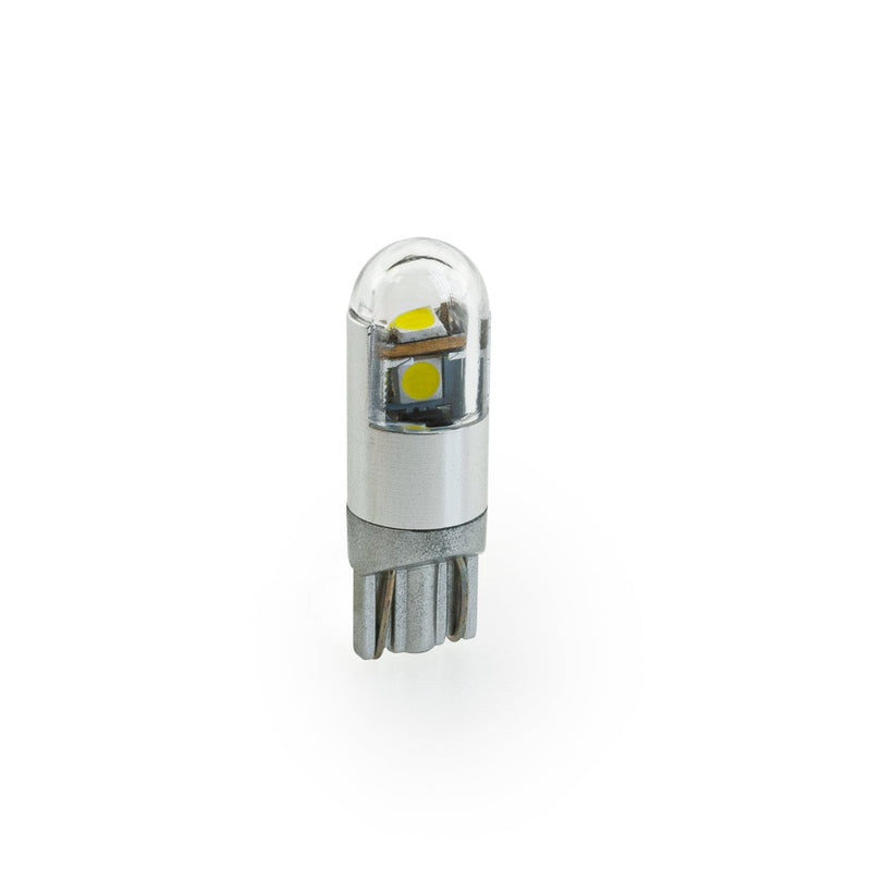T10 Wedge Base 194 LED Bulb, 9-30V 1W 6000K(Cool White) - ledlightsandparts