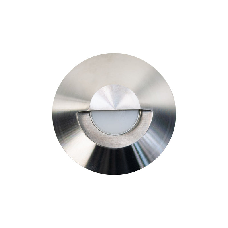 Round LED Step Light Flat Bevel Trim Stainless Steel TYPE4 (3000K/RGB)  LED lighting, Canada, Vancouver, North America  