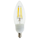 Li-Tech B11 LED Filament Bulb E12 Base, 120V 4.5W 5000K - ledlightsandparts