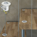 P105-SN-3000 Round LED Step Light, 12V 0.6W 3000K(Warm White) - ledlightsandparts