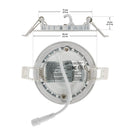 3 inch LED Ceiling Panel Light Dimmable YGCL-5X-ETL, 120V 5W 3000K(Warm White), lightsandparts