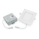 4 inch Square LED Panel Light Dimmable LP-ULFTD-12109, 120V 9W 5000K(Daylight), Lights and Parts