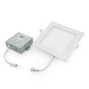6 inch Square LED Panel Light LP-ULFTD-17512, 120V 12W 4000K(Natural White), Lights and Parts