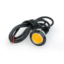 Flush Mount LED Bolt Beam Light Black WP, 9-16V 1W 2200K - ledlightsandparts