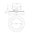 5 inch Round Surface Mount Panel, 120V 6W 4000K(Natural White), lights and parts