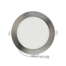 6 inch Round LED Panel Light 120V 15W 3000K Brushed Nickel, lights and parts