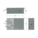 6 inch Round LED Panel Light 120V 15W 3000K Brushed Nickel, lights and parts