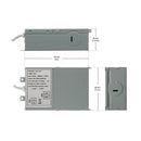 4 inch flat Dimmable LED Panel Light, 120V 9W 3000K Brushed Nickel,  lights and parts