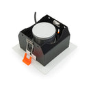 VBD-MTR-76T Recessed LED Light Fixture, 3.5 Single Head Square White - ledlightsandparts