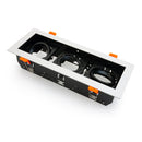 VBD-MTR-77T Recessed LED Light Fixture, 9 inch Triple Head Rectangular White- ledlightsandparts