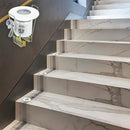 P105-SN-3000 Round LED Step Light, 12V 0.6W 3000K(Warm White) - ledlightsandparts