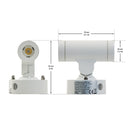 B7ZA0256 White LED Landscaping wall light, 24V 2.2W 3000K(Warm White) - ledlightsandparts