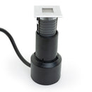 D2YBS0134 1.5 inch Mini LED Square Inground Walkover Light 24V 0.6W 3000K(Warm White) - ledlightsandparts