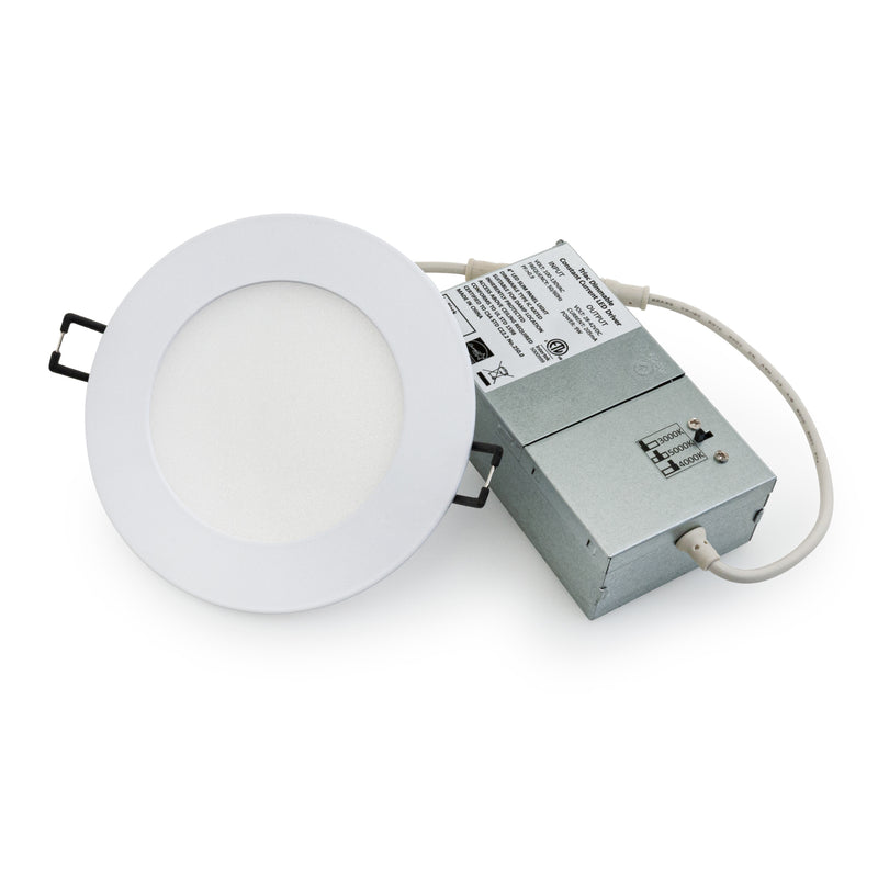 4 inch LED Flat Panel Light Dimmable with Selectable Color Temperature Z4C-9 (3CCT), 120V 9W - ledlightsandparts