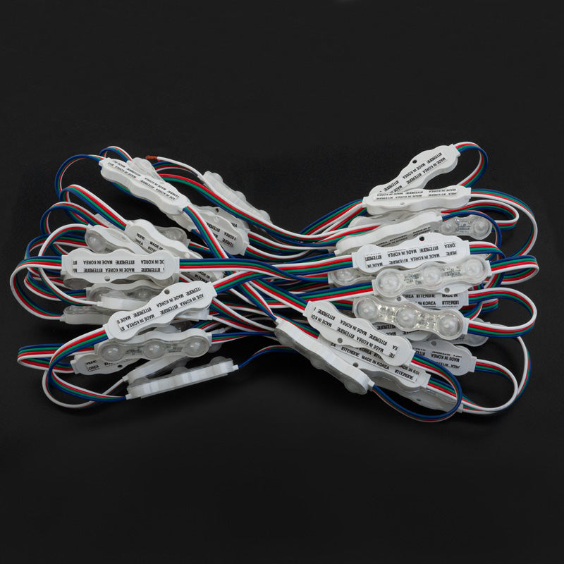 LED Backlight for sign, 5050 12V 3 LEDs, RGB ( Pack of 50 )