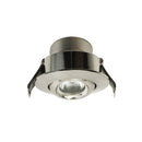 RD24-3W-30K-BN Ceiling Light Round, 12V 3W Brush Nickel - ledlightsandparts
