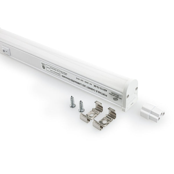 T5 Linkable Light Bar 11 inch 120V 5W 420Lm 3000K(Warm White) - ledlightsandparts