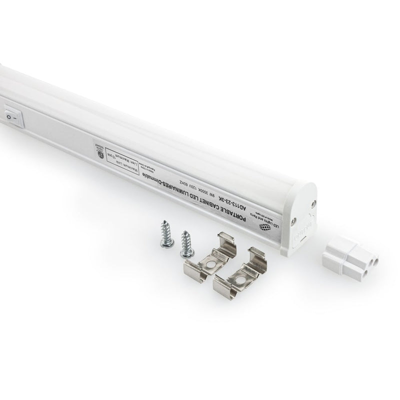 T5 Linkable Light Bar 23 inch 120V 9W 760Lm 3000K(Warm White) - ledlightsandparts