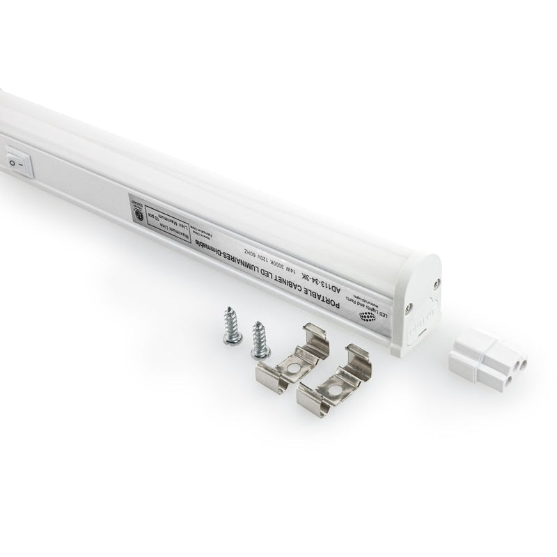 T5 Linkable Light Bar 34 inch 120V 14W 1120Lm 3000K(Warm White) - ledlightsandparts