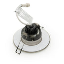 4 inch Round Recessed Light Gimbal with Selectable Color Temperature (3CCT) 120V 8W Brushed Nickel, Lights and parts
