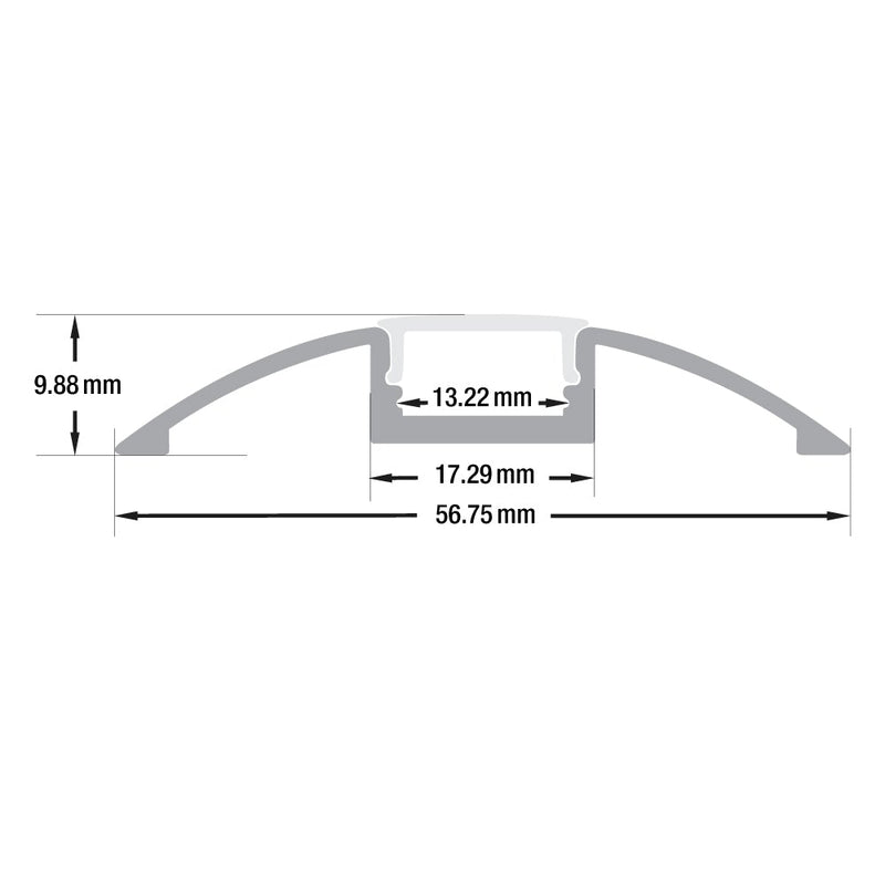 Fixture Profil Type 1, Linear LED Aluminum Channel Light Fixture VBD-CH-S2