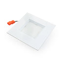4 inch 120V LED Retrofit Square White Trim 10W 5000K(Daylight), Lights and Parts