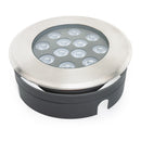 UL-1201-1500(RGBW)-I LED 6 inch Dia Round Shallow Recessed In Ground Light 24V 15W 15°or25° - ledlightsandparts