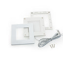 AD-107T-2.2W-12V Square Cabinet Puck Light, 12V 2.2W 3000K White - ledlightsandparts