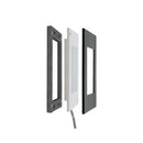 AD-107T-2.2W-12V Square Cabinet Puck Light, 12V 2.2W 3000K Black - ledlightsandparts