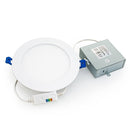 6 inch flat Round Ultrathin Recessed Ceiling Light LED-6-S12W-5CCTWH, 120V 12W 5CCT(2.7K, 3K, 3.5K, 4K, 5K), Lights and Parts