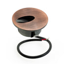 VBD-RD25-1W-3K-DB Round LED Step Light, 12V 1W 3000K(Warm White) - ledlightsandparts