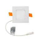 2.5 inch Square Panel Downlight PDS2V12W3, 12V 3W 3000K(Warm White) - ledlightsandparts