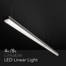 8ft Linkable Linear Light, 120-277V 72W 4000K(Natural White) - ledlightsandparts