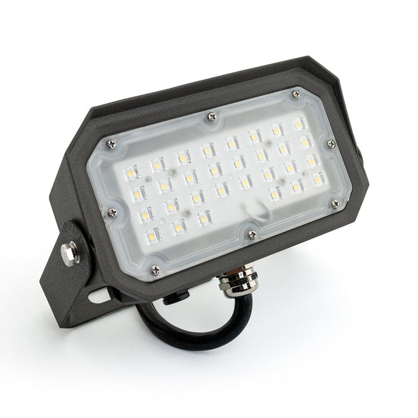 LED Outdoor Flood Light Dimmable 30 Watt 120V AC With Photocell - ledlightsandparts