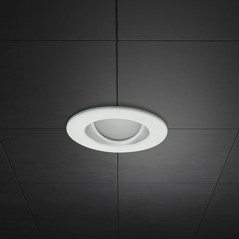 LED Commercial Downlight 4 Inch Sloped Ceiling Reflector Round Trim 120-347V 20W - ledlightsandparts