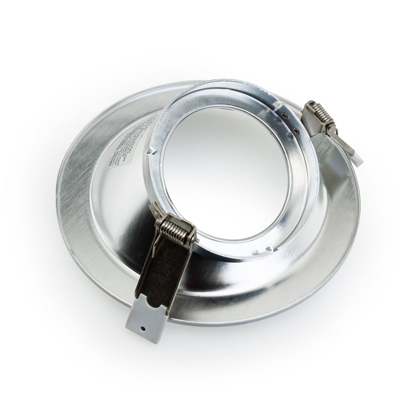 LED Commercial Downlight 6 Inch Sloped Ceiling Reflector Round Trim 120-347V 20W - ledlightsandparts