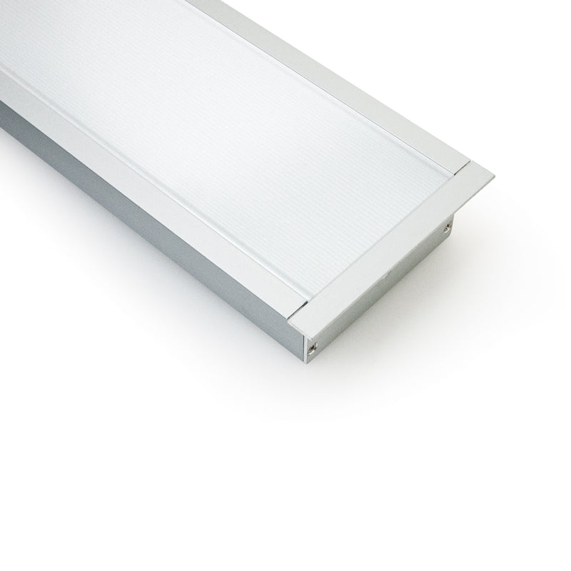 Type 25 Linear Architectural Light Fixture Profile for Recessed With Leaps for LED Strip Lights-2 Meters (78 inches) - ledlightsandparts