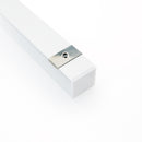 Type 34C Corner Mount Aluminum SQ Diffuser LED Strip Light Fixture Profile-3 Meters (118 inches) - ledlightsandparts