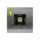 UL-1020-0500-A 2.5Inch Square Inground Up light, 24V 5W 12° Reflector - ledlightsandparts