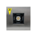 UL-1020-0500-A 2.5Inch Square Inground Up light, 24V 5W 34° Reflector - ledlightsandparts