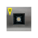 UL-1020-0500-A 2.5Inch Square Inground Up light, 24V 5W 36° lens - ledlightsandparts