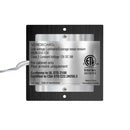 S50-12V Black Square Ultrathin Cabinet Puck Light, 12V 5W CCT(2.4K, 2.7K, 3K, 3.5K, 4K, 5K) - ledlightsandparts