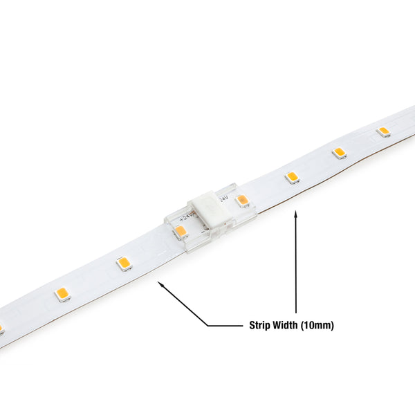 10mm LED Strip to Strip Connectors, VBD-CON-10MM-2S (Pack of 5)